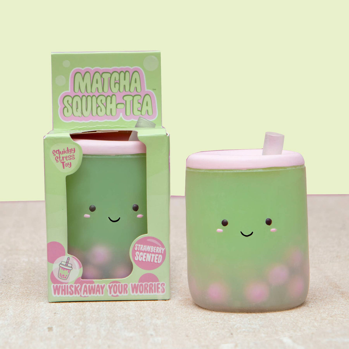 Matcha Squishy Toy, Novelty Fidget Stress Toy
