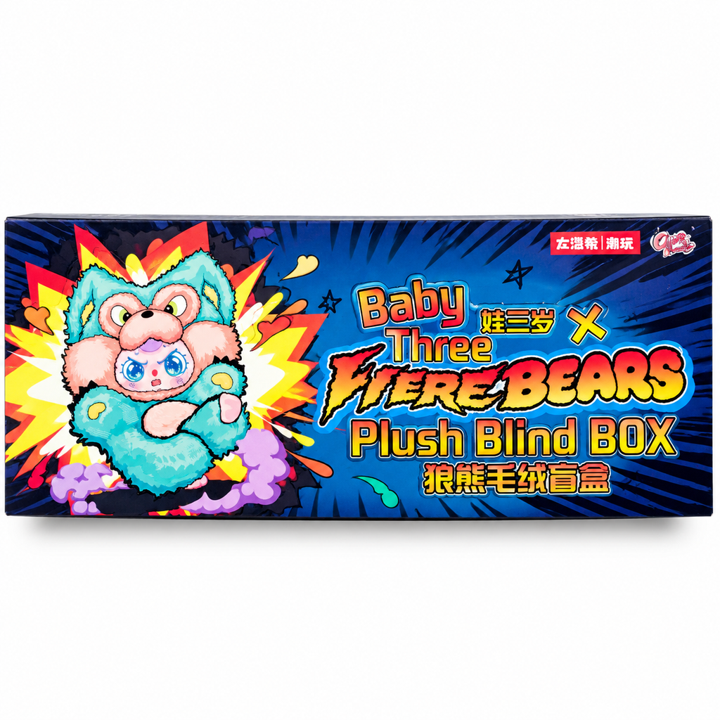 Baby Three x WERE BEARS Plush Blind Box – Mystery Keychain
