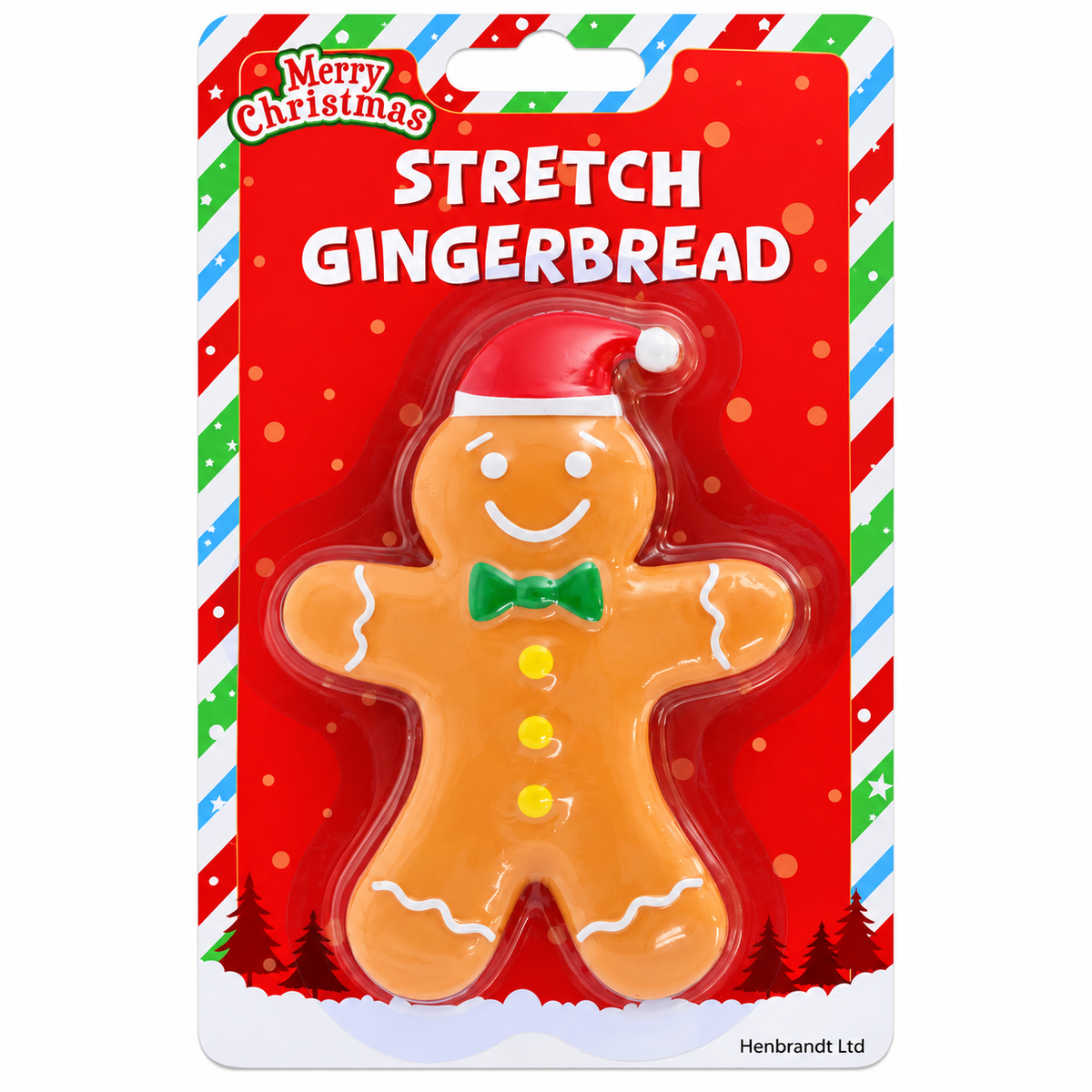 Stretchy Gingerbread Man Christmas Stocking Filler