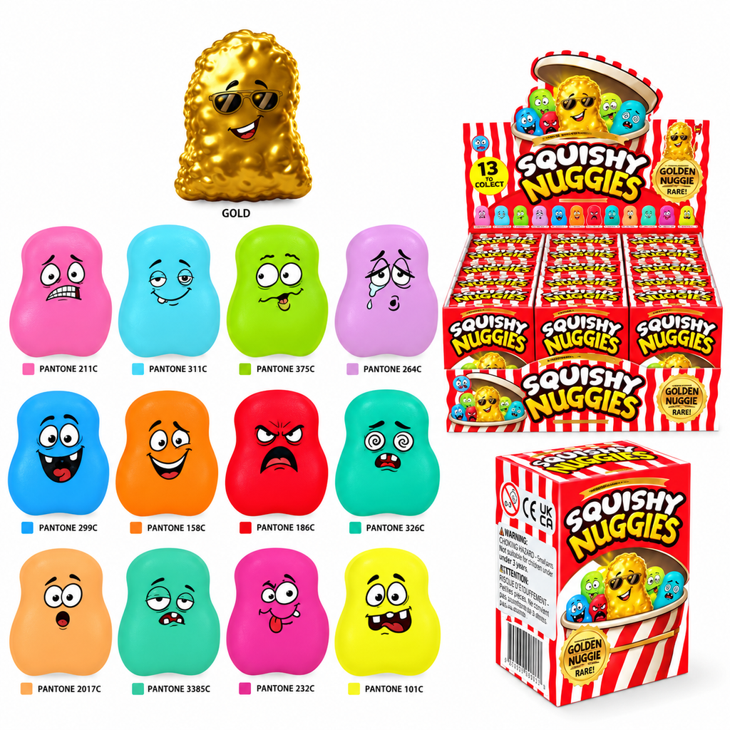 KTL Squishy Nuggies Mystery Blind Box – 13 to Collect