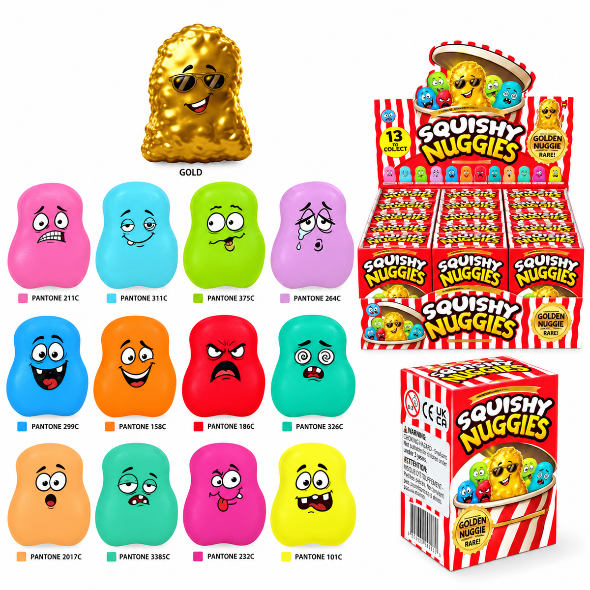KTL Squishy Nuggies Mystery Blind Box – 13 to Collect
