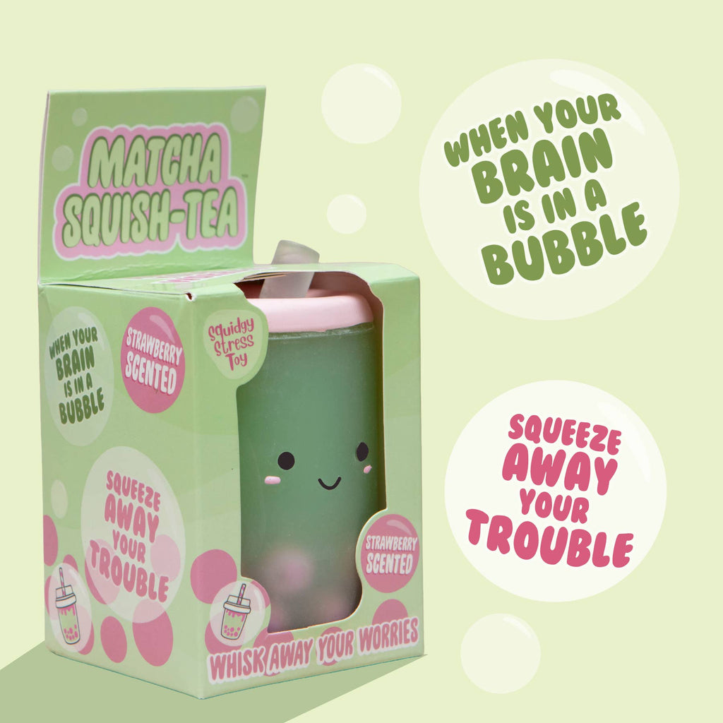 Matcha Squishy Toy, Novelty Fidget Stress Toy
