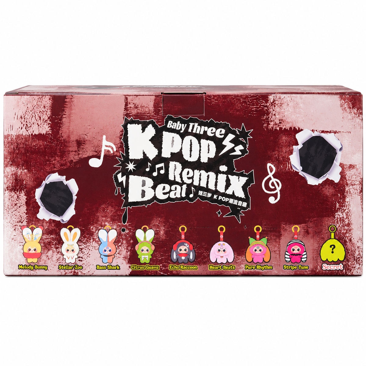 Baby Three K-Pop Remix Beat Plush Blind Box – Mystery Keychain