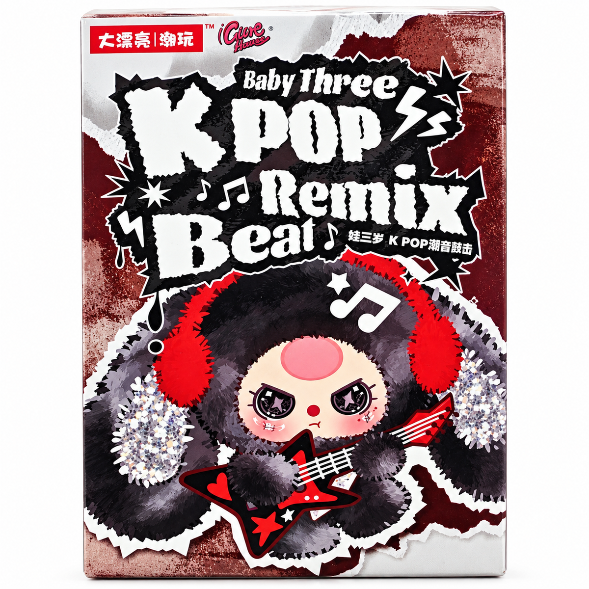 Baby Three K-Pop Remix Beat Plush Blind Box – Mystery Keychain