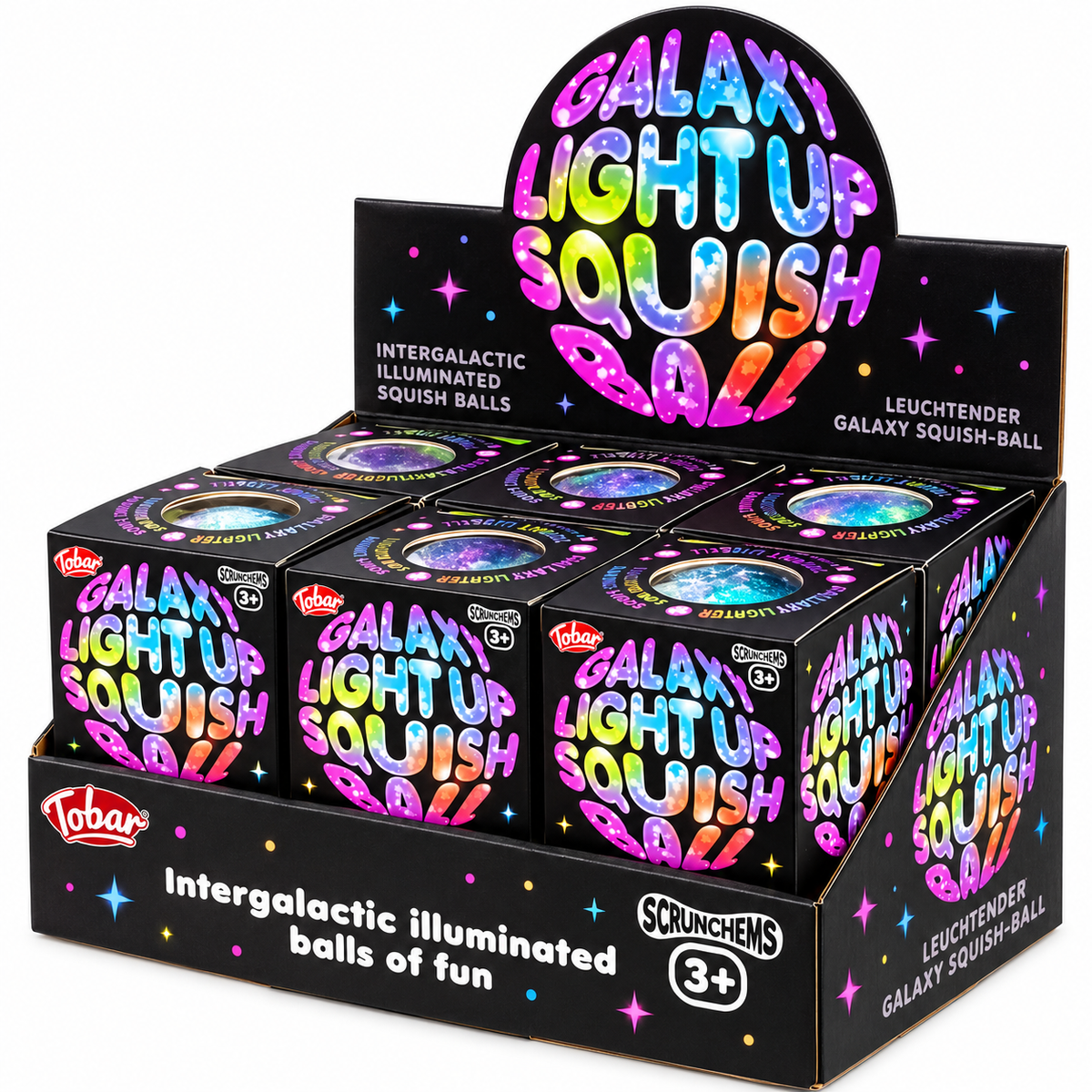 Scrunchems Galaxy Light Up Squish Ball