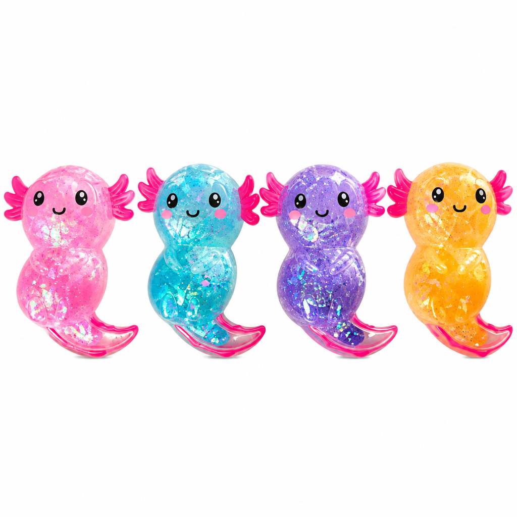 Scrunchems Sugar Axolotl Squishy Toy