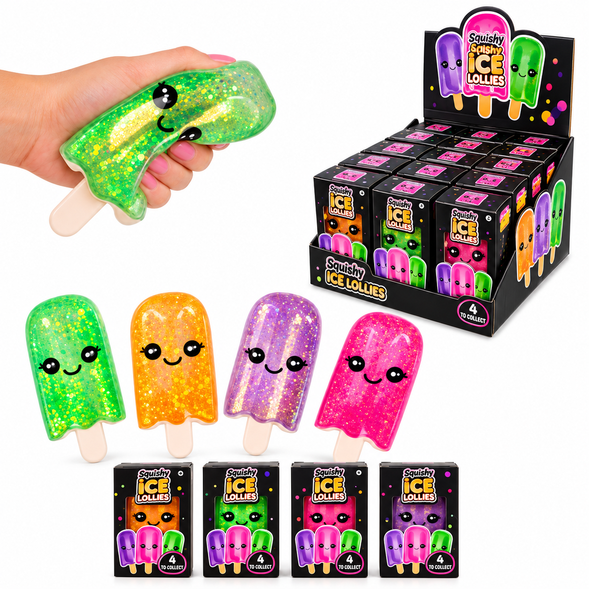 Scrunchems Sugar Ice Lolly Squishy Toy