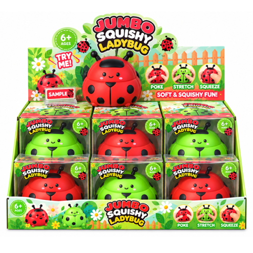 Jumbo Ladybug Squishy
