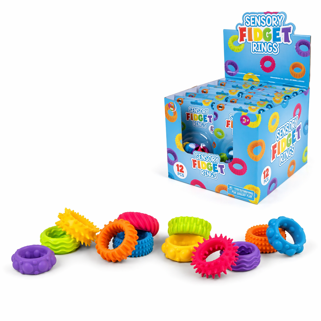 Sensory Fidget Rings – Textured Fidget Toys