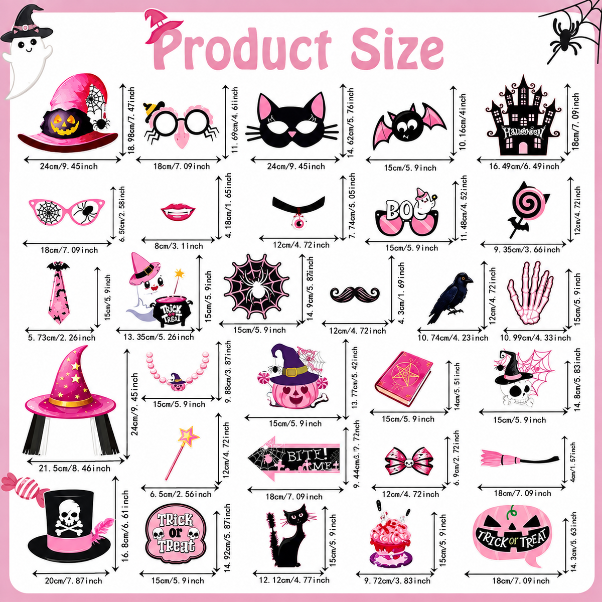 Halloween Photo Booth Party Props