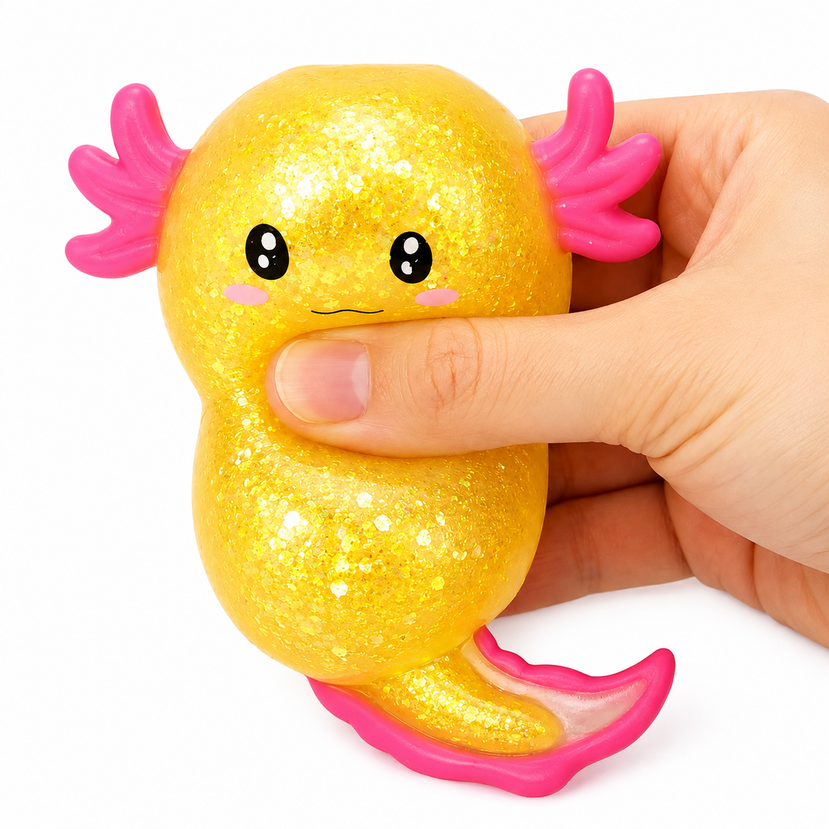 Glittery Sugar Axolotl Squishy