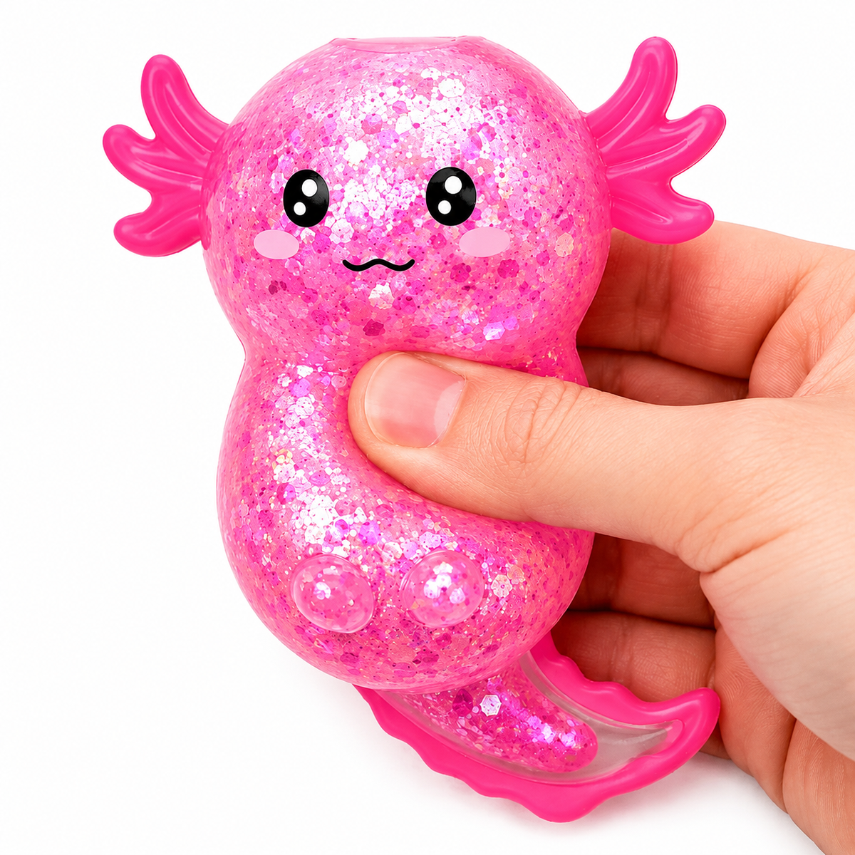 Glittery Sugar Axolotl Squishy