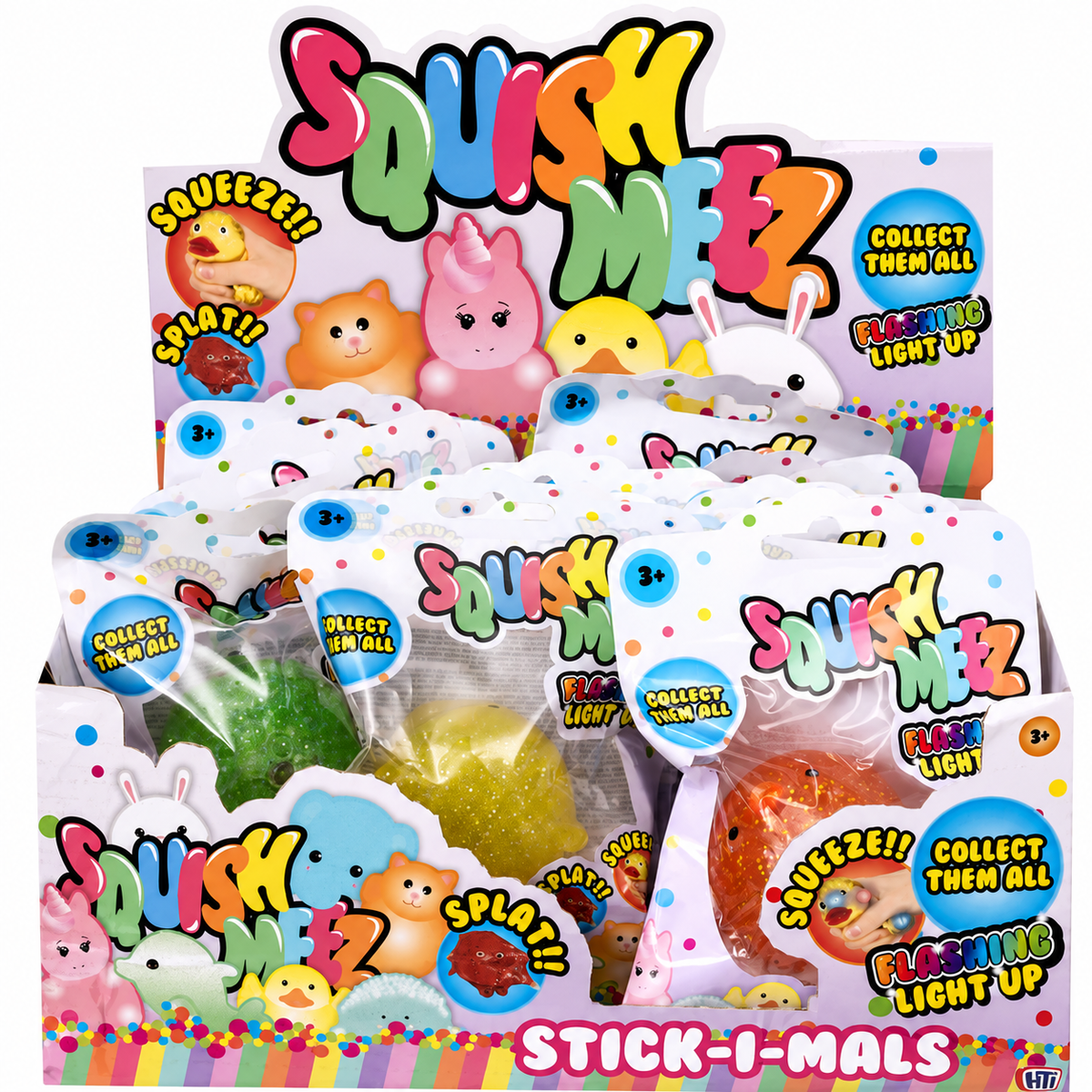 Stick-I-Mals Light-Up Flashing Squishy