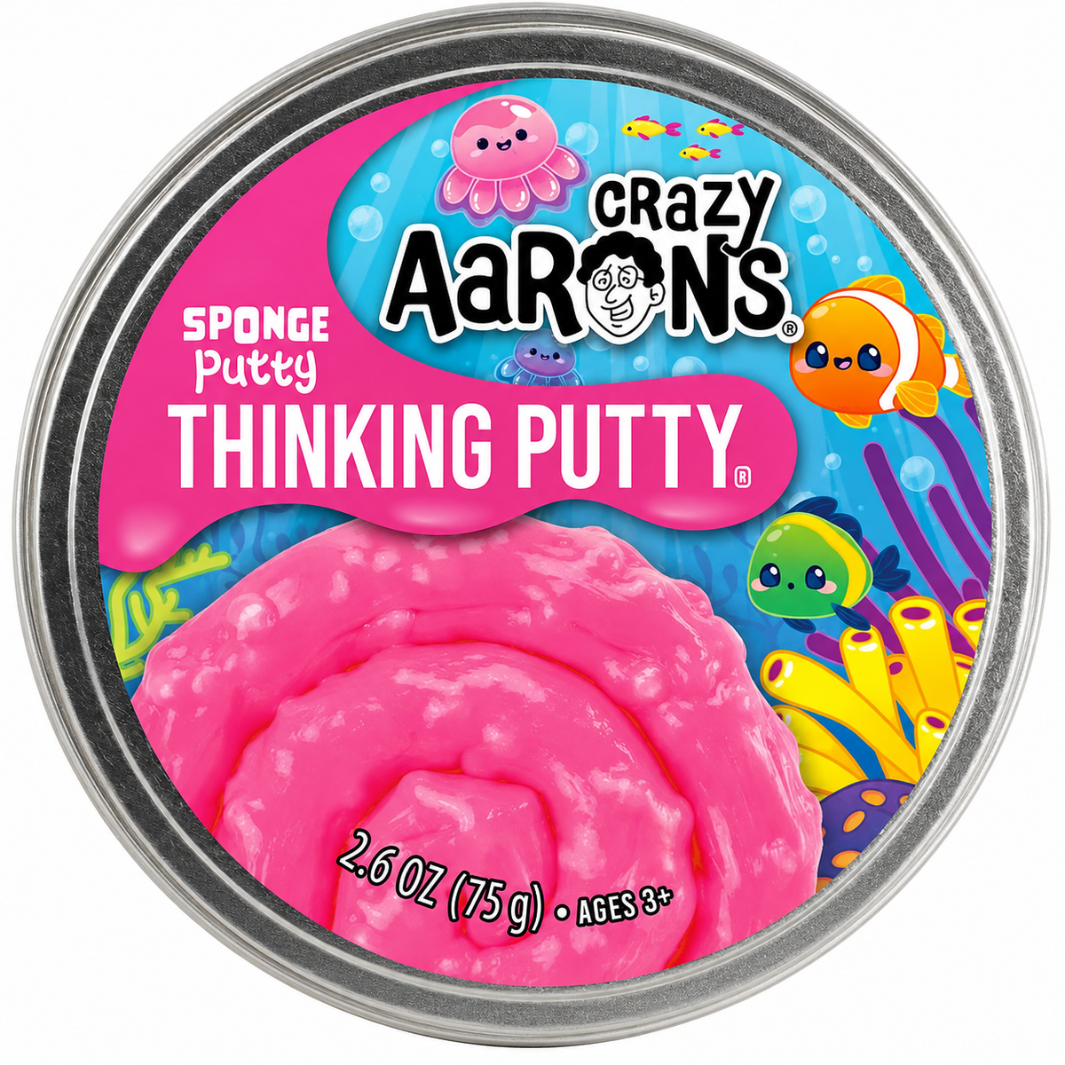 Crazy Aaron’s Thinking Putty Sponge Putty