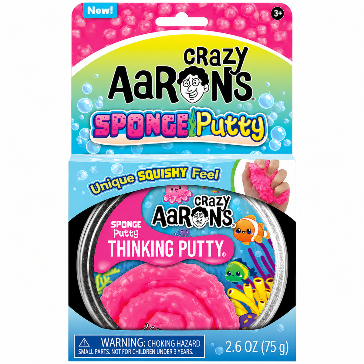 Crazy Aaron’s Thinking Putty Sponge Putty