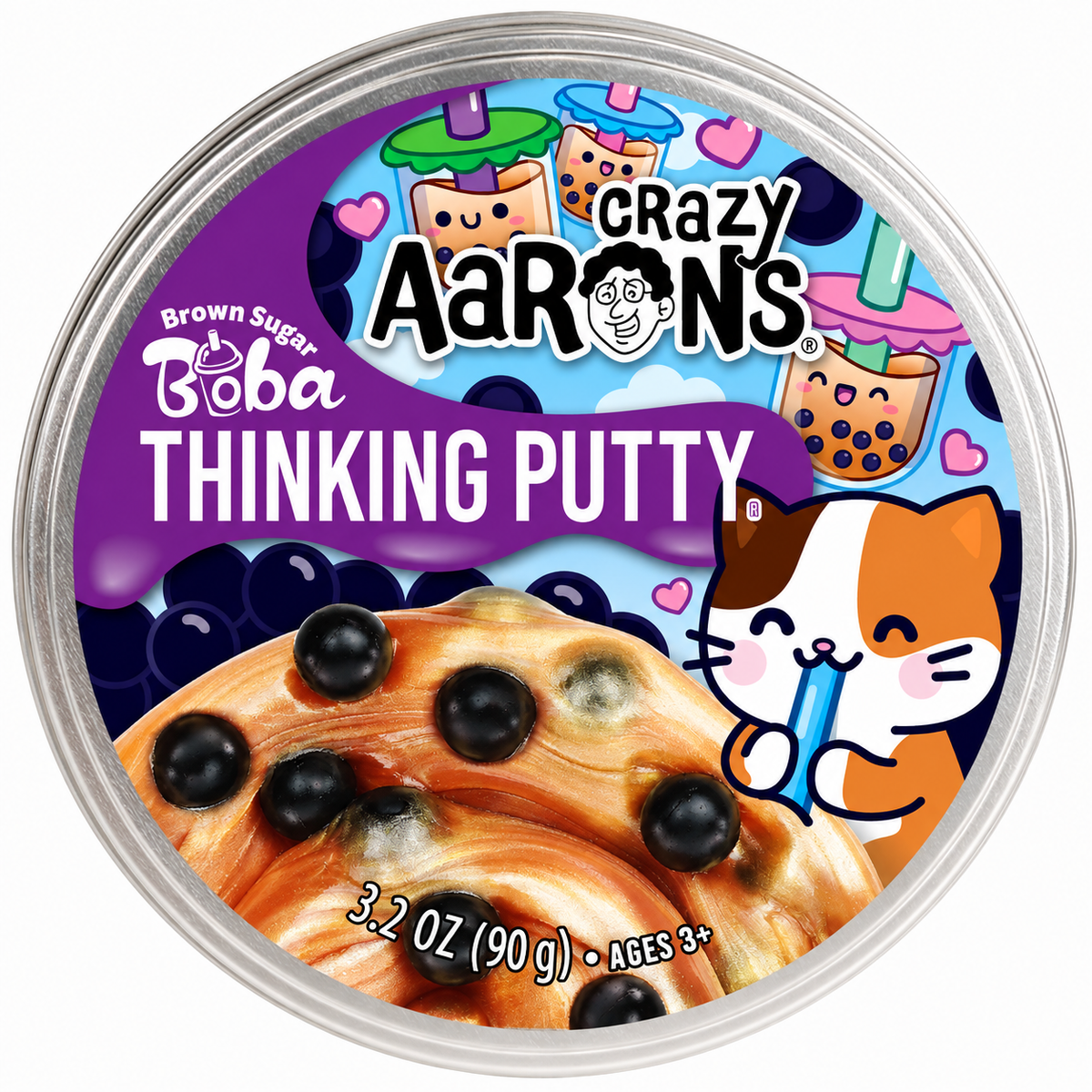 Crazy Aaron’s Thinking Putty Brown Sugar Boba