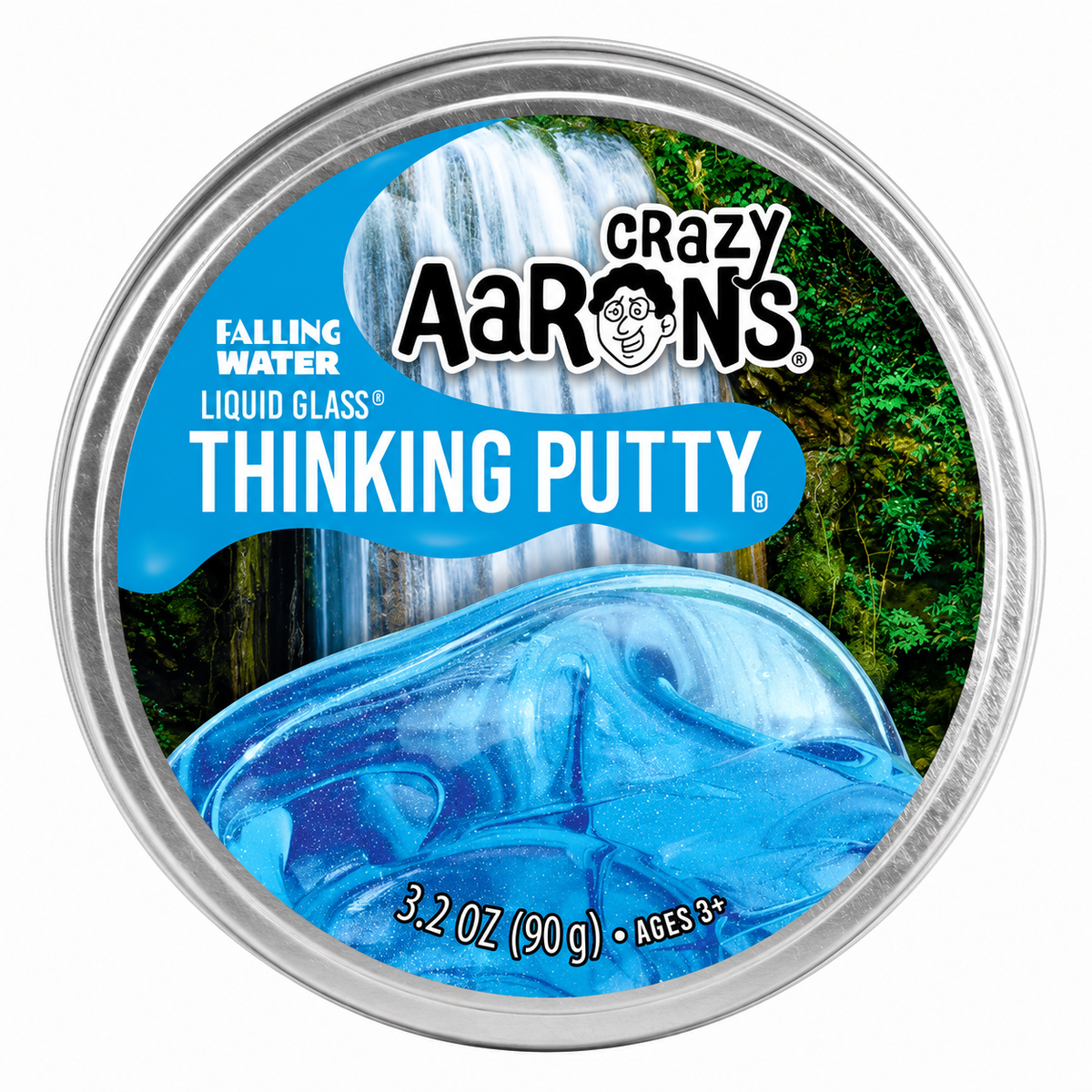 Crazy Aaron’s Thinking Putty Falling Water Liquid Glass