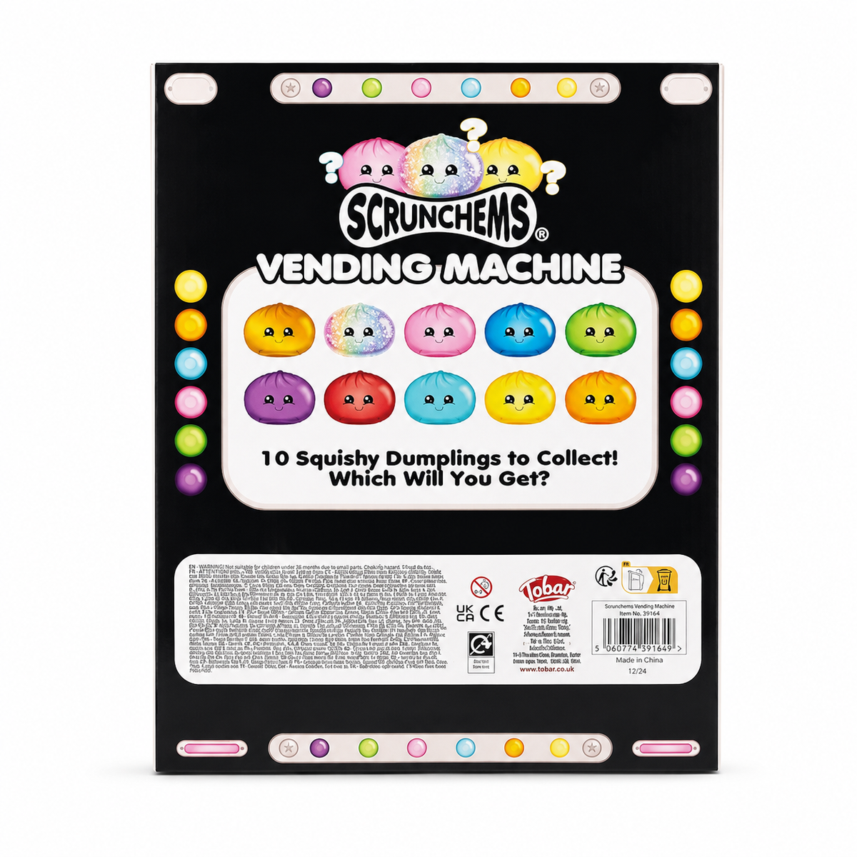 Scrunchems Squishy Dumplings Vending Machine