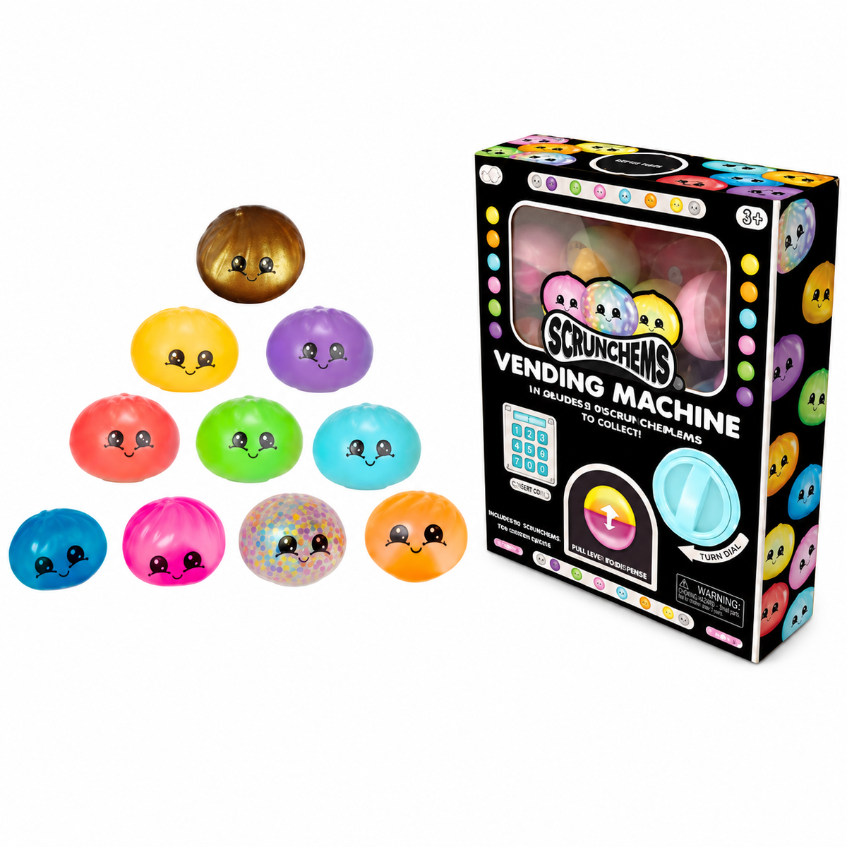 Scrunchems Squishy Dumplings Vending Machine