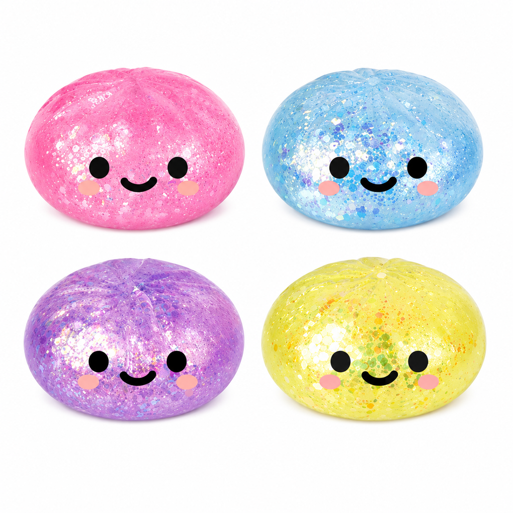 Hoot Chunky Glitter Mystery Squishy Dumpling