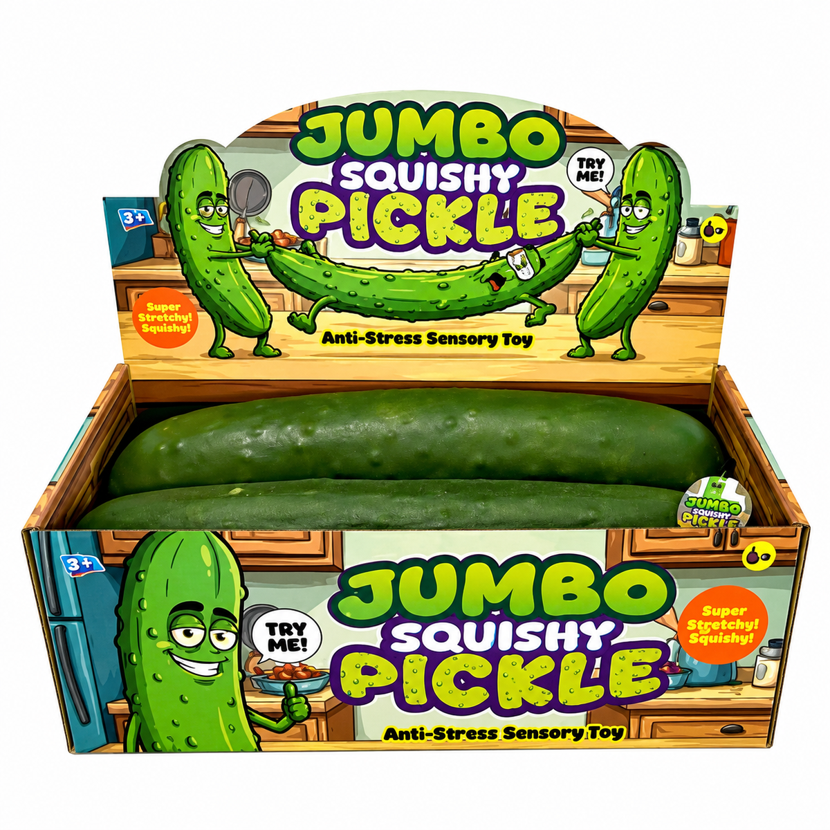 Giant Squishy Pickle – 37cm