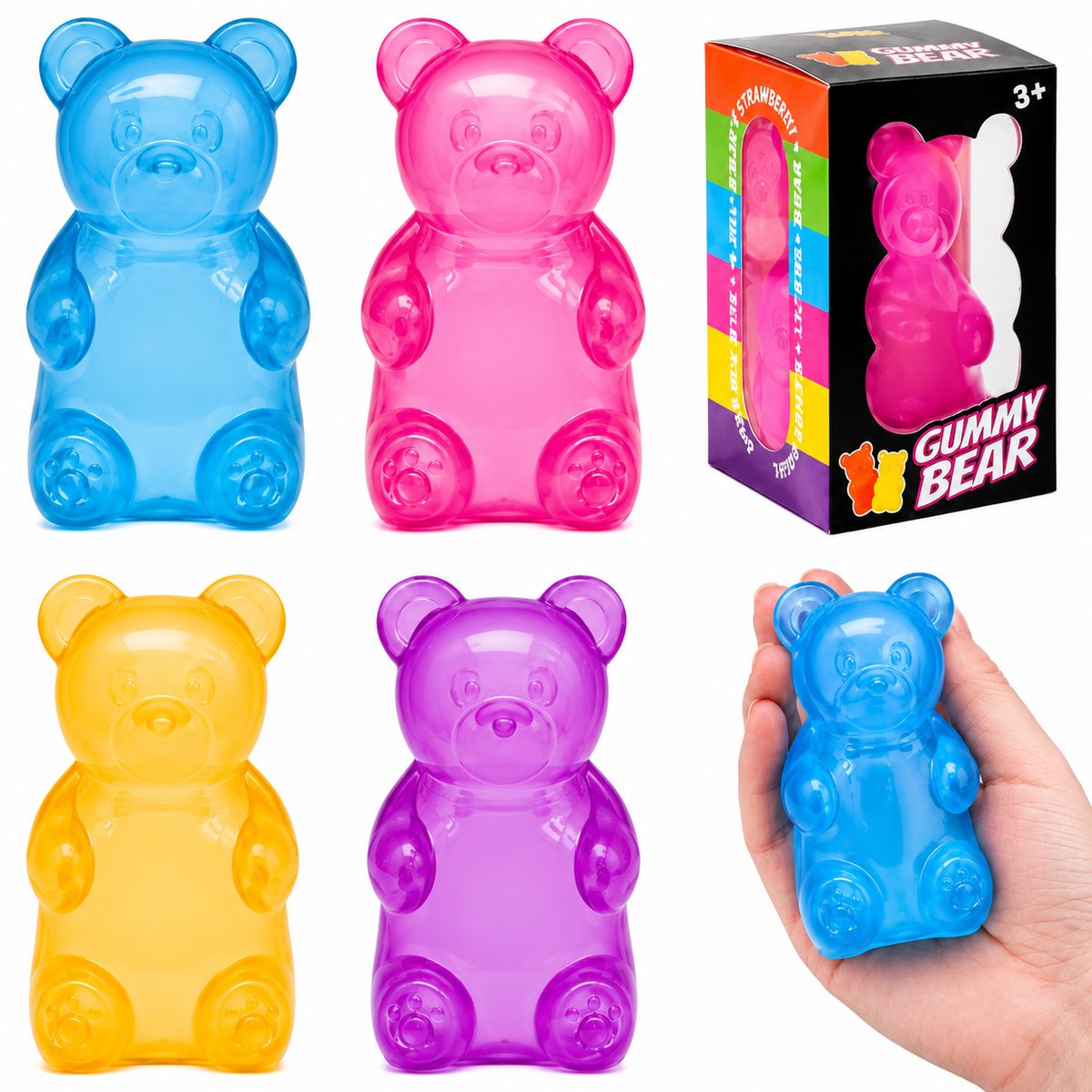 Gummy Bear Squishy – Choose Your Colour