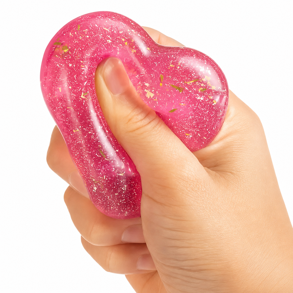 Keycraft Sparkly Heart Sensory Toy