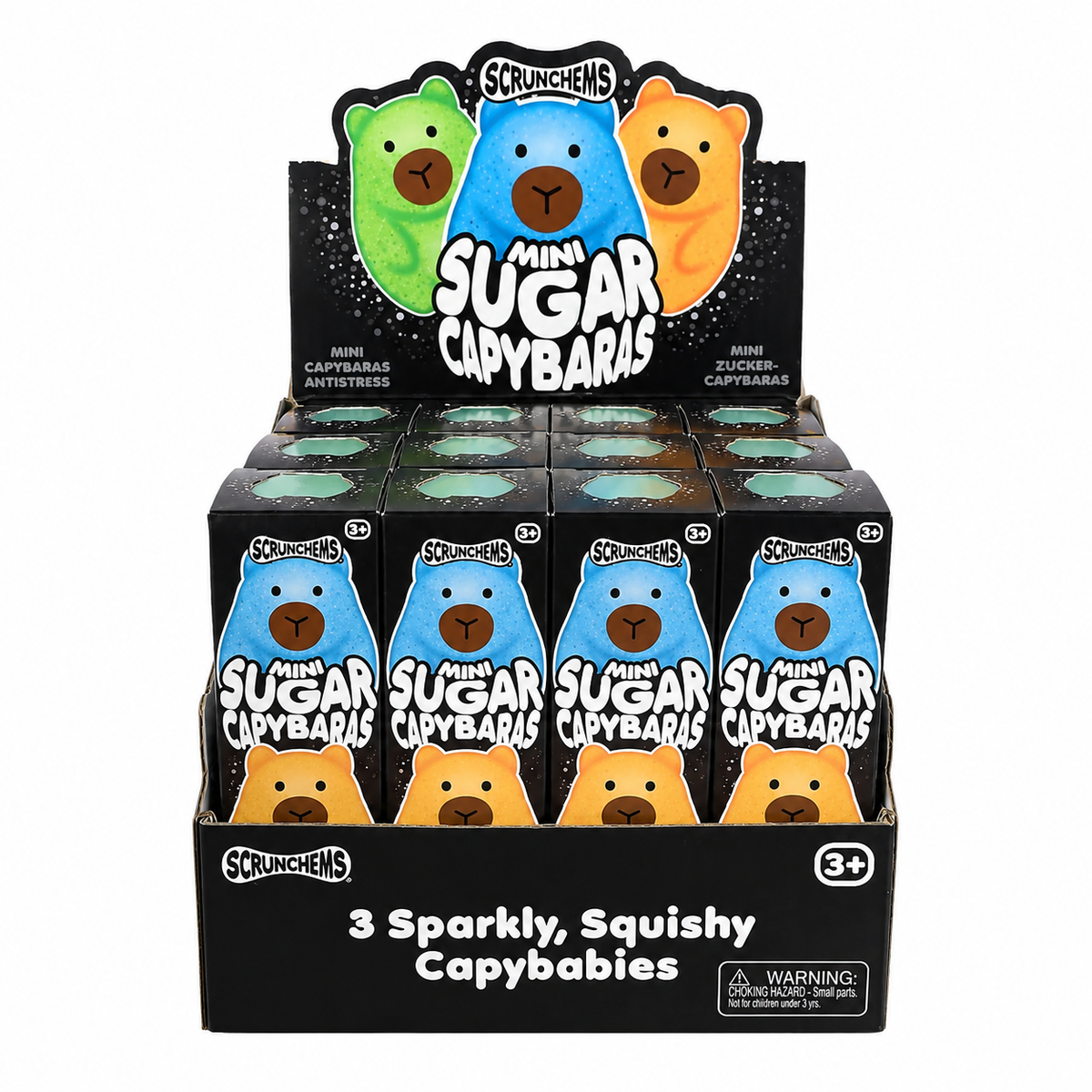 Scrunchems 3 Pack Mini Sugar Capybaras