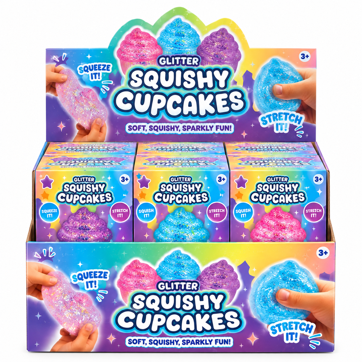 Glitter Squishy Cupcake