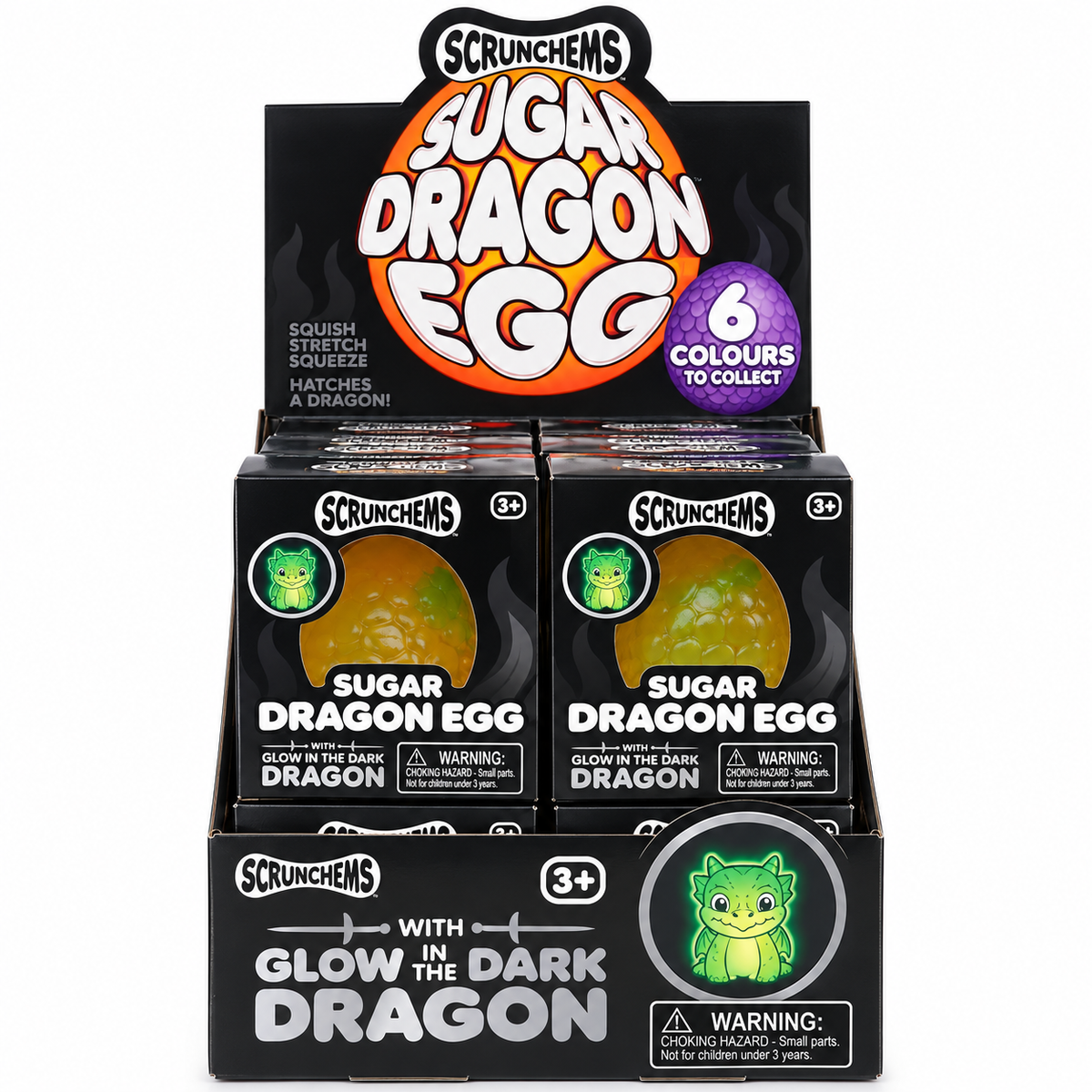 Scrunchems Glow in the Dark Dragon Egg Squishy