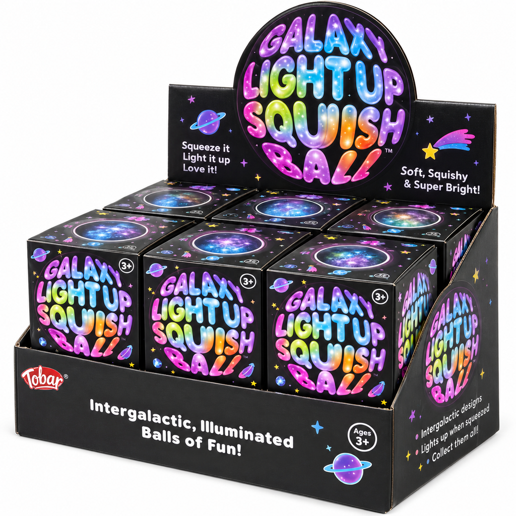 Scrunchems Galaxy Light Up Squish Ball