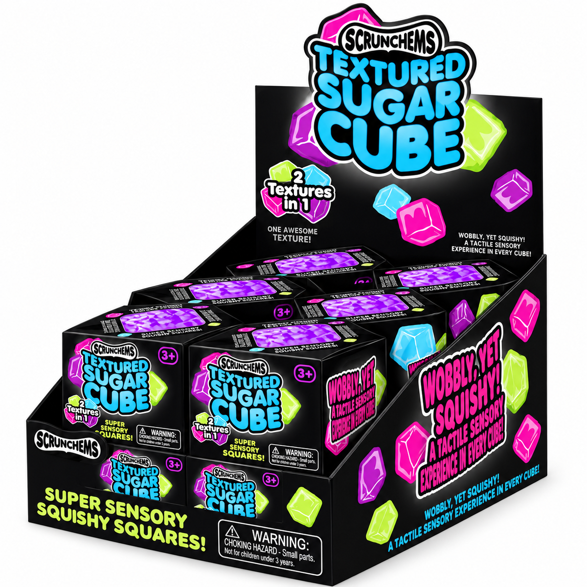 Scrunchems Textured Sugar Cube