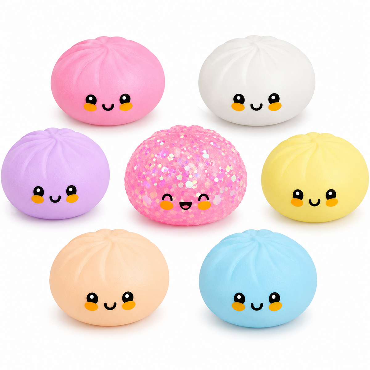 RMS Mystery Squishy Dumpling – Pink Holographic Edition