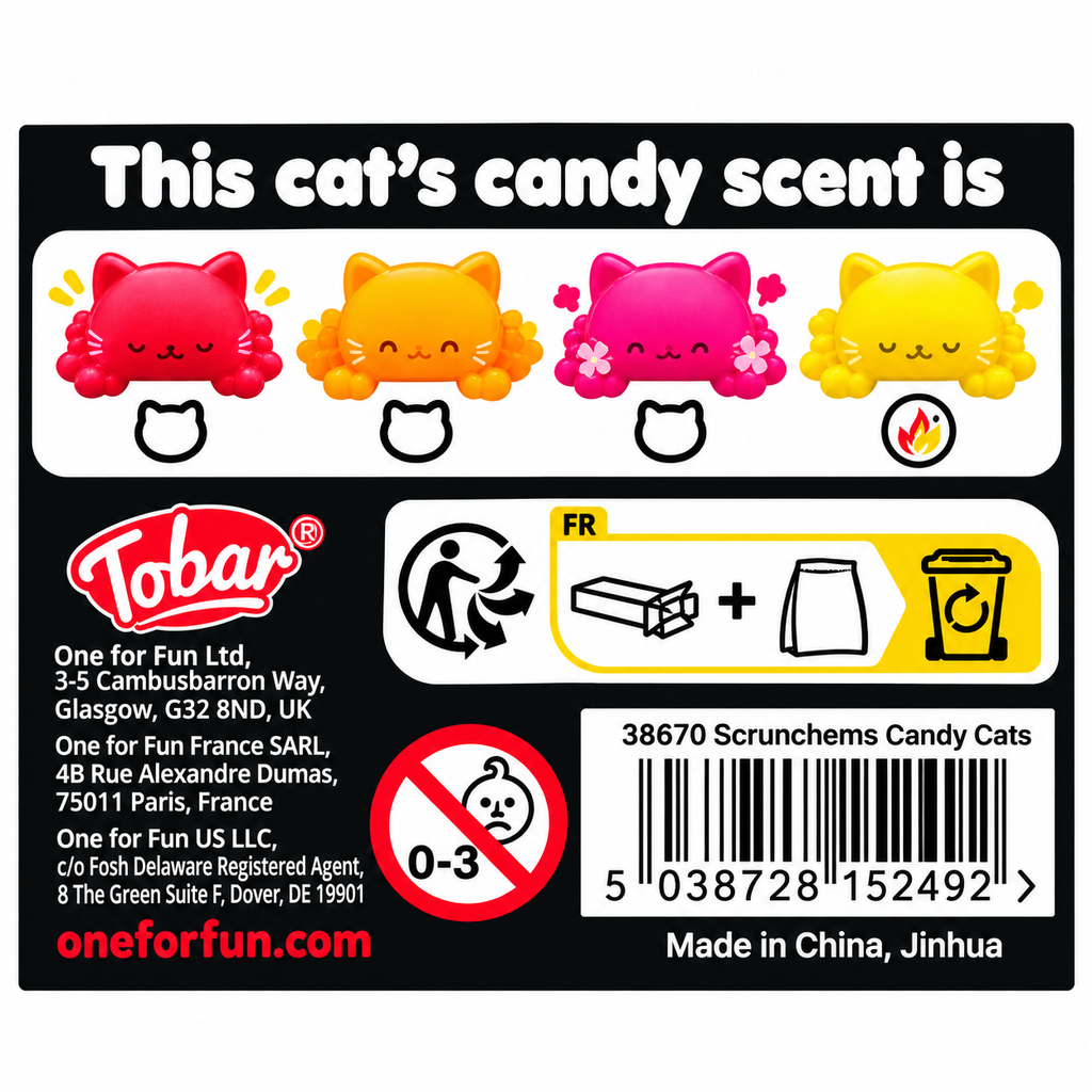 Scrunchems Candy Cats – Scented Squishy