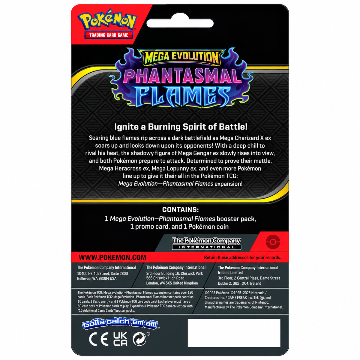 Pokémon TCG: Mega Evolution Phantasmal Flames Checklane Blister Cottonee