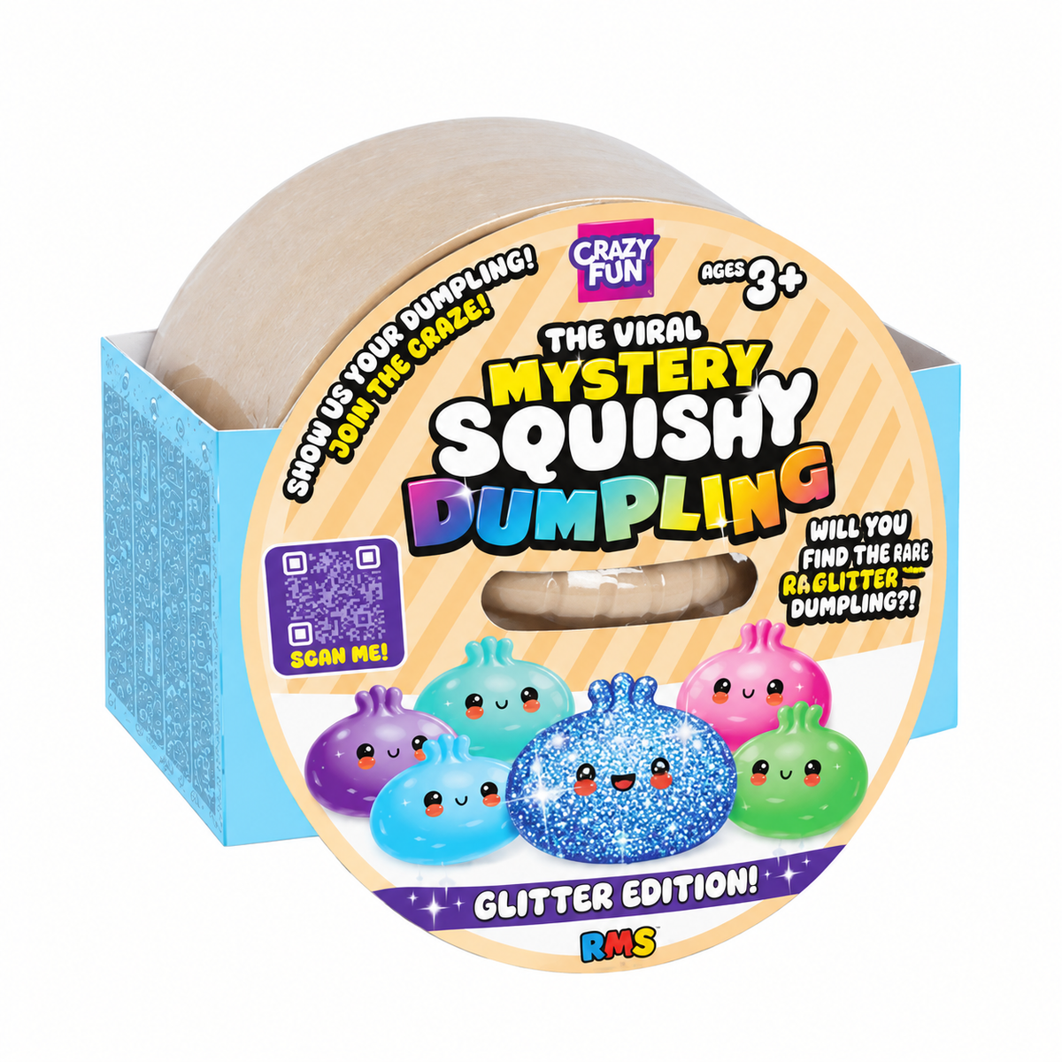 RMS Mystery Squishy Dumpling – Glitter Edition