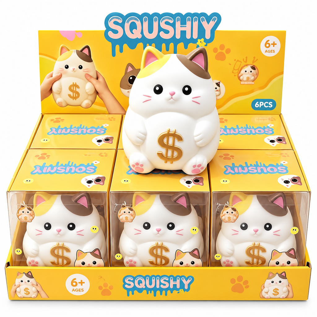 Jumbo Fortune Cat Squishy