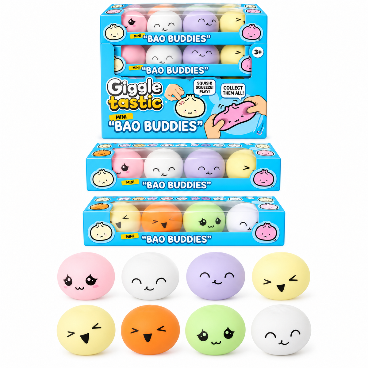 Giggletastic Mini Bao Buddies – 4 Pack