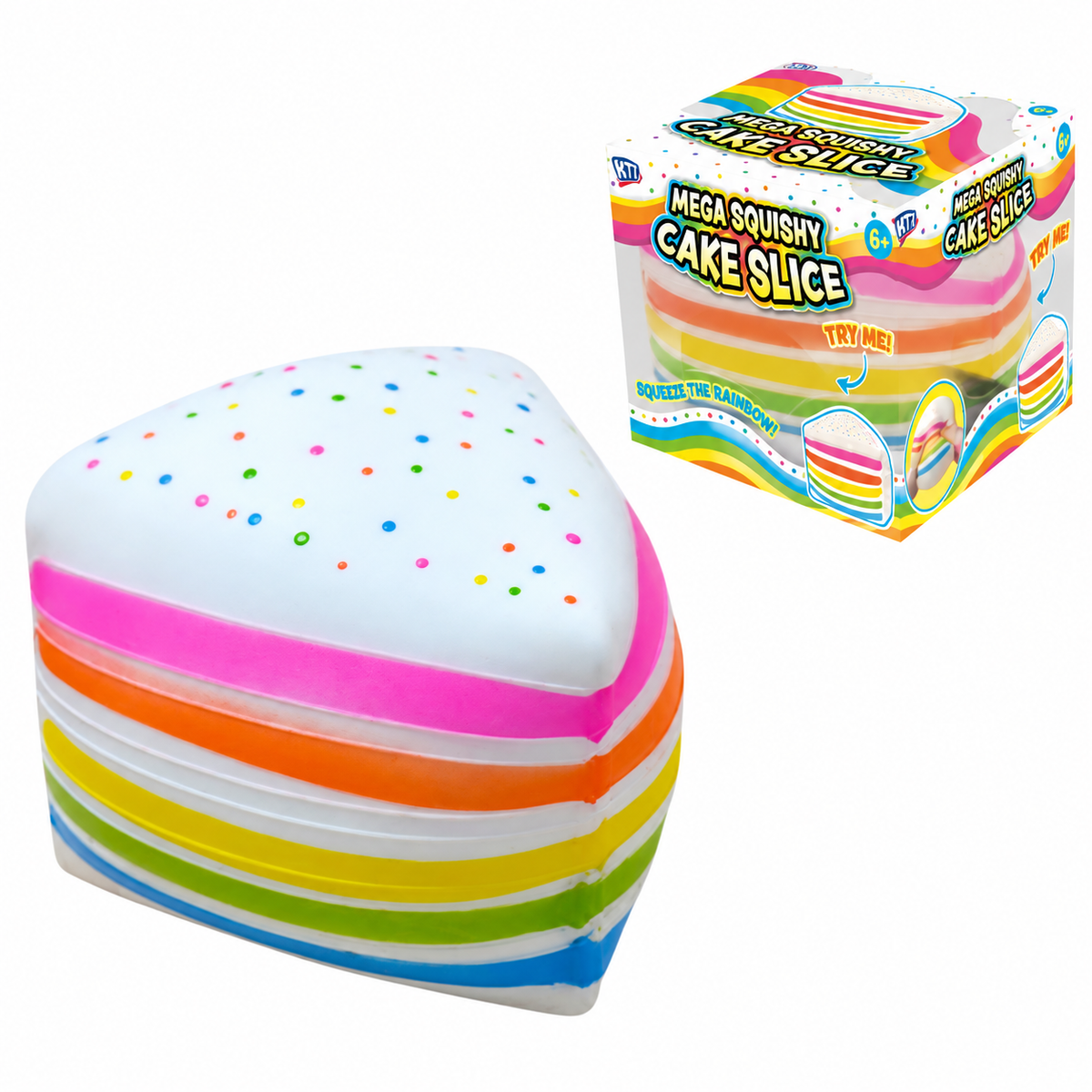 Large Squishy Cake Slice