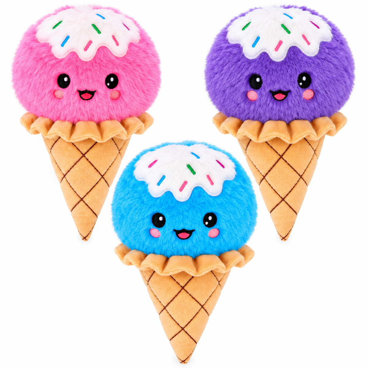 Ice Cream Cone Plushie – 25cm