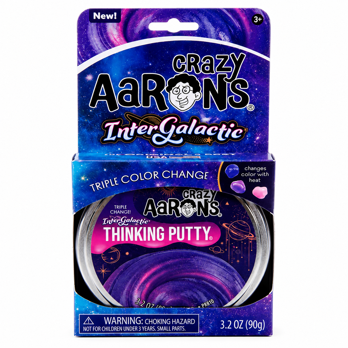Crazy Aaron's Thinking Putty Triple Change Intergalactic