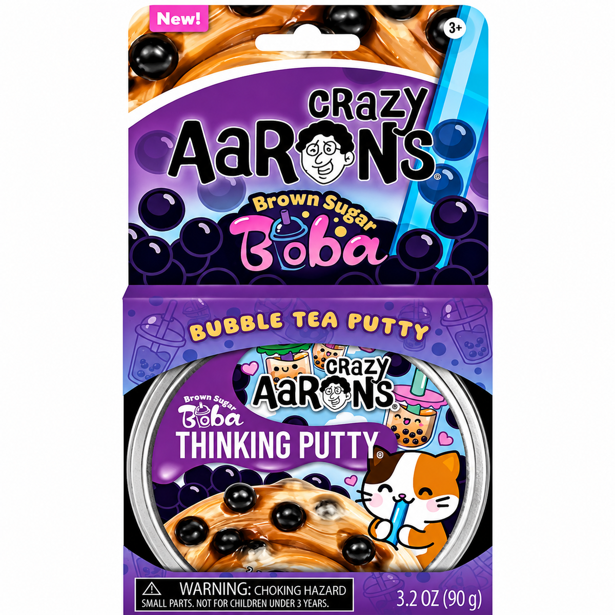 Crazy Aaron’s Thinking Putty Brown Sugar Boba