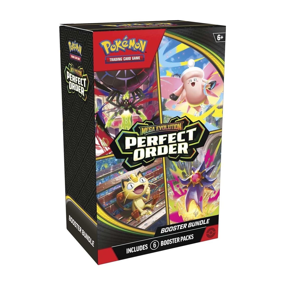Pokémon TCG: Mega Evolution Perfect Order Booster Bundle – 6 Packs