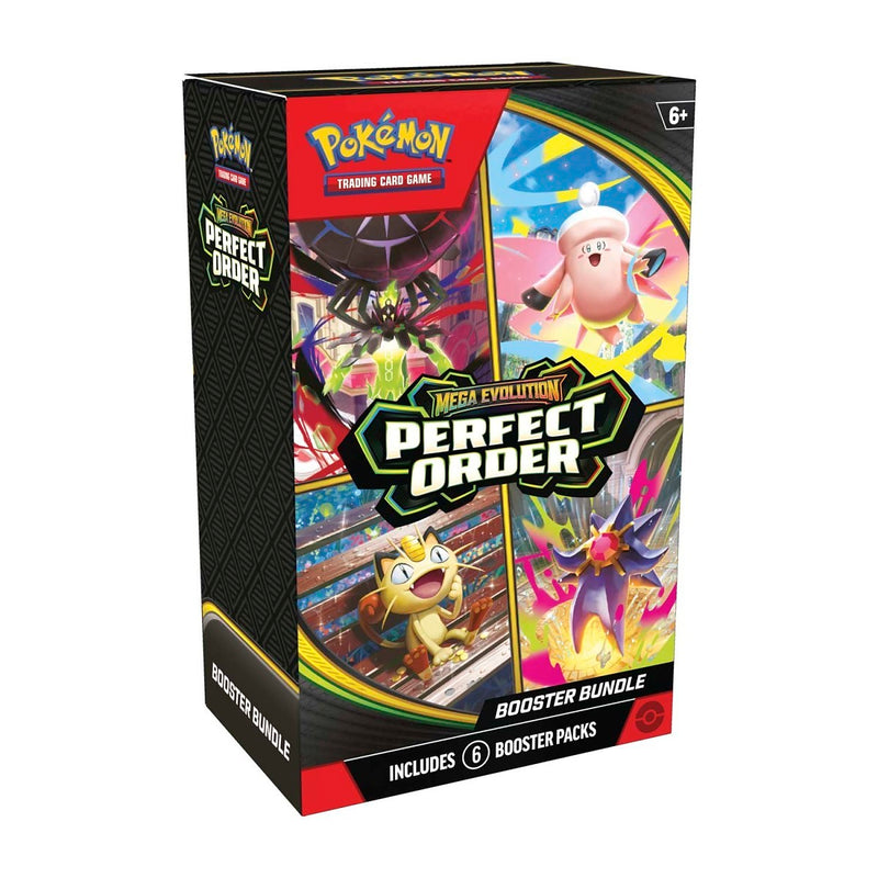 Pokémon TCG: Mega Evolution Perfect Order Booster Bundle – 6 Packs