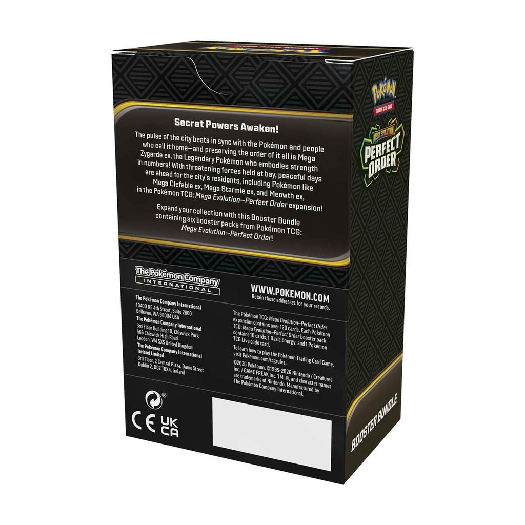 Pokémon TCG: Mega Evolution Perfect Order Booster Bundle – 6 Packs
