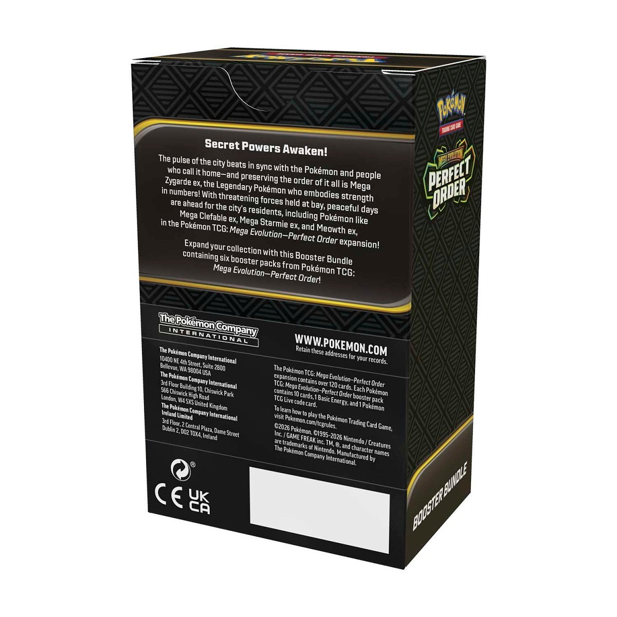 Pokémon TCG: Mega Evolution Perfect Order Booster Bundle – 6 Packs