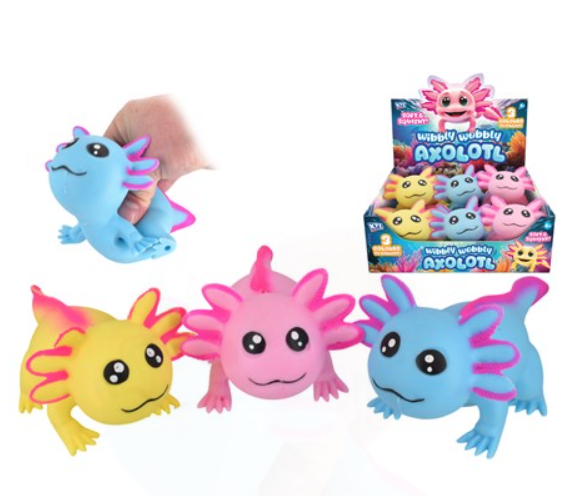 Wibbly Wobbly Axolotl Squishy