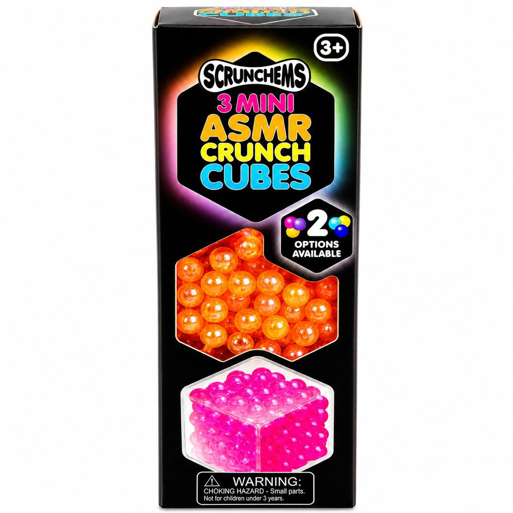 Scrunchems 3 Pack Mini ASMR Crunch Cubes