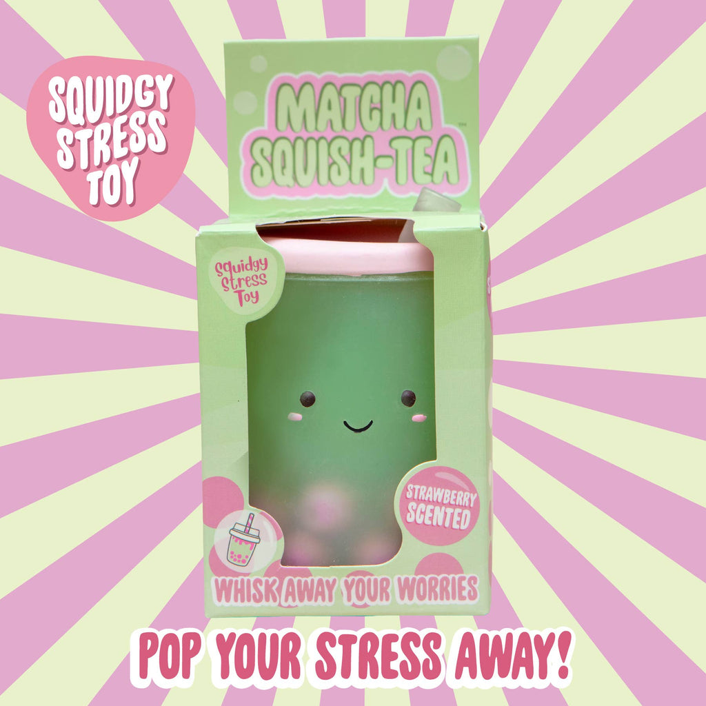 Matcha Squishy Toy, Novelty Fidget Stress Toy