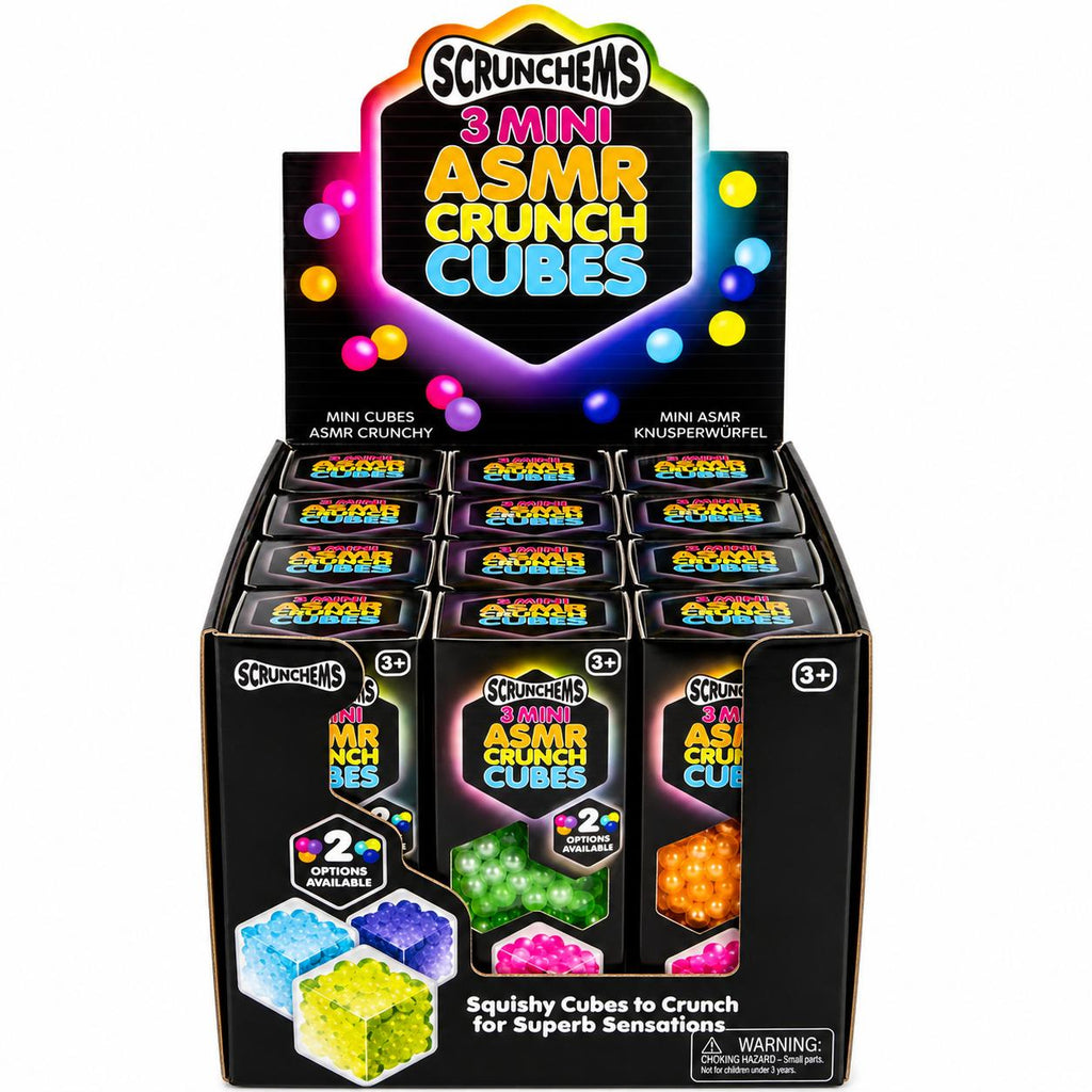 Scrunchems 3 Pack Mini ASMR Crunch Cubes